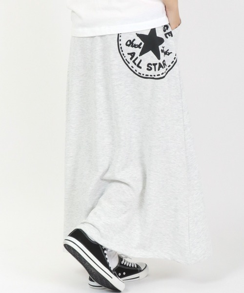 CONVERSE(コンバース)の「CONVERSE(コンバース)スウェットスカート/ロングフレアスカート(スカート・レディース・アッシュグレー/ブラック/グレー・M/L)」の17枚目の写真