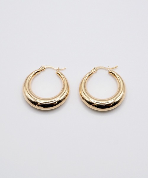 VATSURICA（バツリカ）の「〈VATSURICA〉金属アレルギー対応 / サージカルステンレス / ビッグピアス（ピアス（両耳用）・レディース・シルバー/ゴールド・FREE）」の3枚目の写真