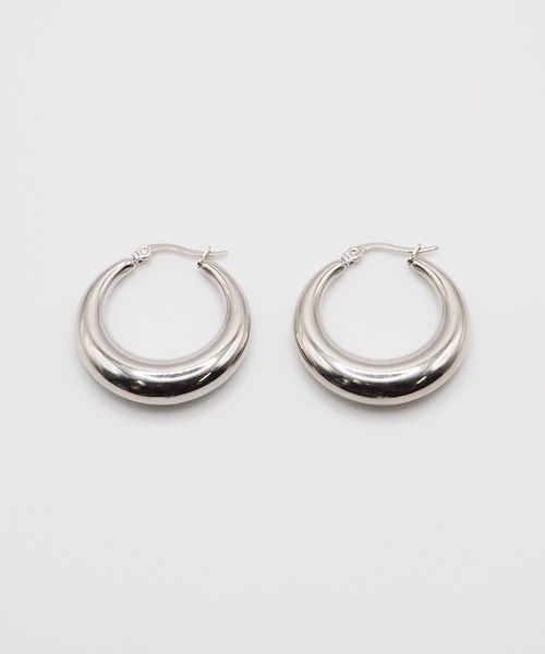 VATSURICA（バツリカ）の「〈VATSURICA〉金属アレルギー対応 / サージカルステンレス / ビッグピアス（ピアス（両耳用）・レディース・シルバー/ゴールド・FREE）」の9枚目の写真