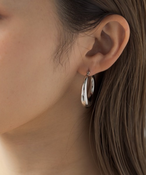 VATSURICA（バツリカ）の「〈VATSURICA〉金属アレルギー対応 / サージカルステンレス / ビッグピアス（ピアス（両耳用）・レディース・シルバー/ゴールド・FREE）」の16枚目の写真