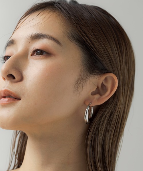 VATSURICA（バツリカ）の「〈VATSURICA〉金属アレルギー対応 / サージカルステンレス / ビッグピアス（ピアス（両耳用）・レディース・シルバー/ゴールド・FREE）」の17枚目の写真