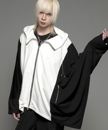 ✨CIVARIZE 変形ポリエスウェードコーティングZIPパーカー ✨