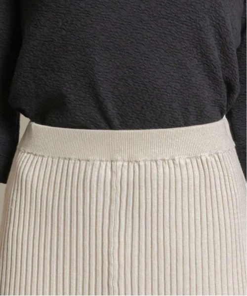 RANDA（ランダ）の「【選べる丈感】リブニットストレートスカート（スカート・レディース・ブラック/グレー/パープル・FREE/TM）」の18枚目の写真