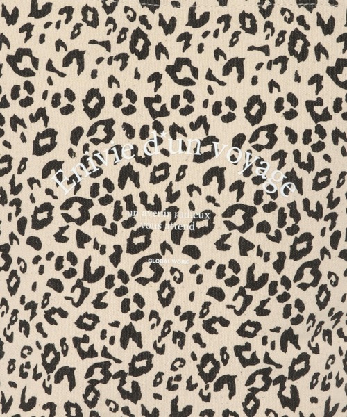 GLOBAL WORK（グローバルワーク）の「シンプル2WAYロゴトート/174896（トートバッグ・レディース・ゼブラ/オフホワイト/ベージュ/レオパード/ブラック・FREE）」の17枚目の写真