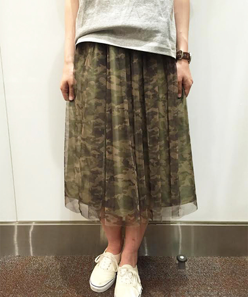 CIAOPANIC TYPY（チャオパニックティピー）の「チュールリバーシブルスカート（スカート・レディース・オフホワイト/グレー/その他21・FREE）」の3枚目の写真