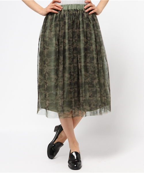 CIAOPANIC TYPY（チャオパニックティピー）の「チュールリバーシブルスカート（スカート・レディース・オフホワイト/グレー/その他21・FREE）」の9枚目の写真