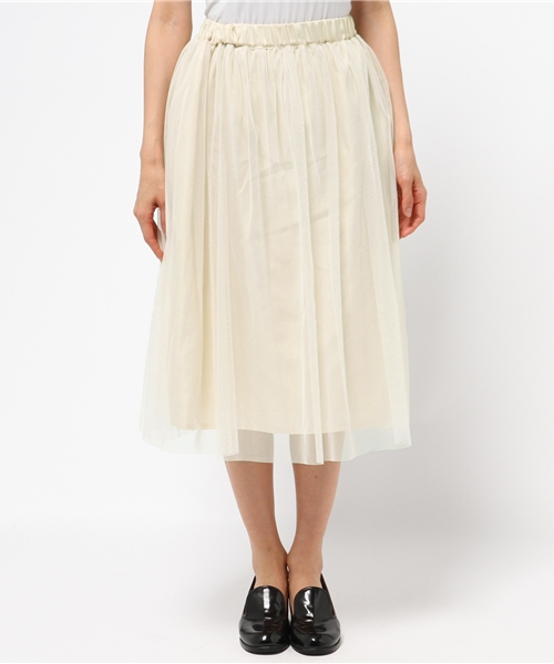 CIAOPANIC TYPY（チャオパニックティピー）の「チュールリバーシブルスカート（スカート・レディース・オフホワイト/グレー/その他21・FREE）」の4枚目の写真