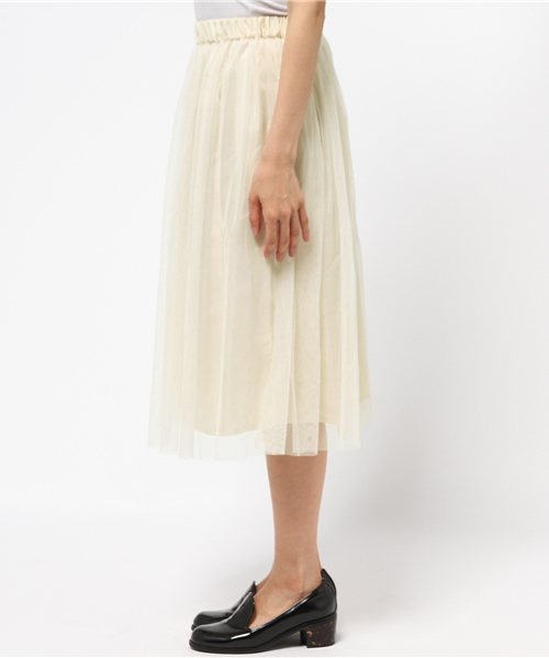 CIAOPANIC TYPY（チャオパニックティピー）の「チュールリバーシブルスカート（スカート・レディース・オフホワイト/グレー/その他21・FREE）」の5枚目の写真