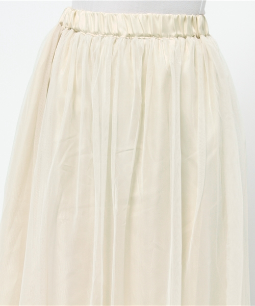 CIAOPANIC TYPY（チャオパニックティピー）の「チュールリバーシブルスカート（スカート・レディース・オフホワイト/グレー/その他21・FREE）」の7枚目の写真