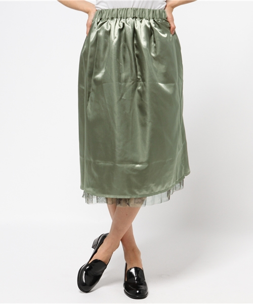 CIAOPANIC TYPY（チャオパニックティピー）の「チュールリバーシブルスカート（スカート・レディース・オフホワイト/グレー/その他21・FREE）」の15枚目の写真