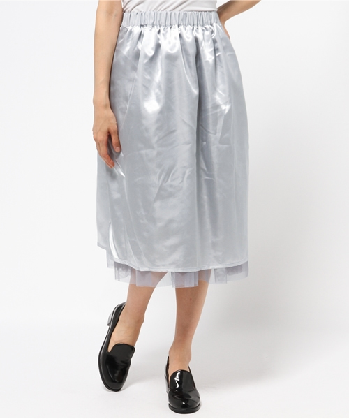 CIAOPANIC TYPY（チャオパニックティピー）の「チュールリバーシブルスカート（スカート・レディース・オフホワイト/グレー/その他21・FREE）」の16枚目の写真