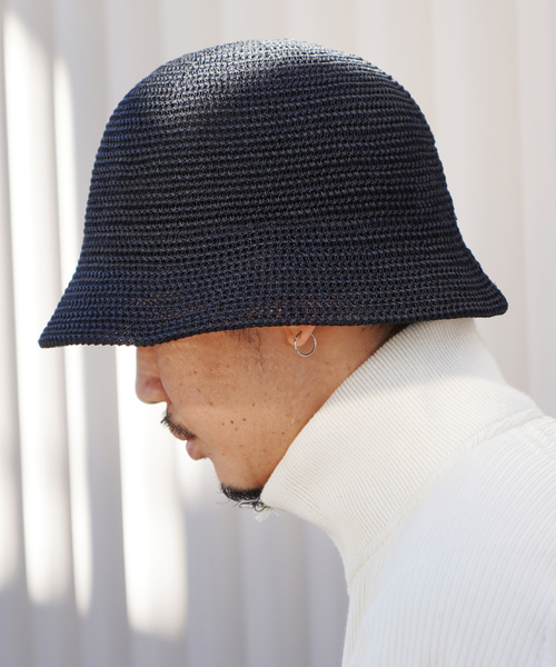 JOINT WORKS（ジョイントワークス）の「【RACAL / ラカル】Gima Cottonn Tulip Hat（ハット・メンズ・グレー/ブラック/アイボリー・MEDIUM）」の4枚目の写真