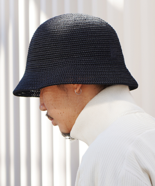 JOINT WORKS（ジョイントワークス）の「【RACAL / ラカル】Gima Cottonn Tulip Hat（ハット・メンズ・グレー/ブラック/アイボリー・MEDIUM）」の5枚目の写真