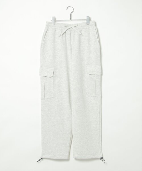 VENCEEXCHANGE（ヴァンスエクスチェンジ）の「スウェットカーゴパンツ（スウェットパンツ・メンズ・ブラック/ホワイト/グレー・L/M）」の3枚目の写真