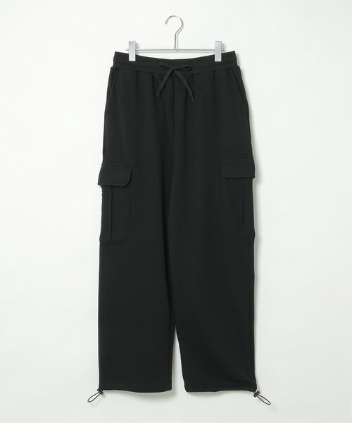 VENCEEXCHANGE（ヴァンスエクスチェンジ）の「スウェットカーゴパンツ（スウェットパンツ・メンズ・ブラック/ホワイト/グレー・L/M）」の2枚目の写真