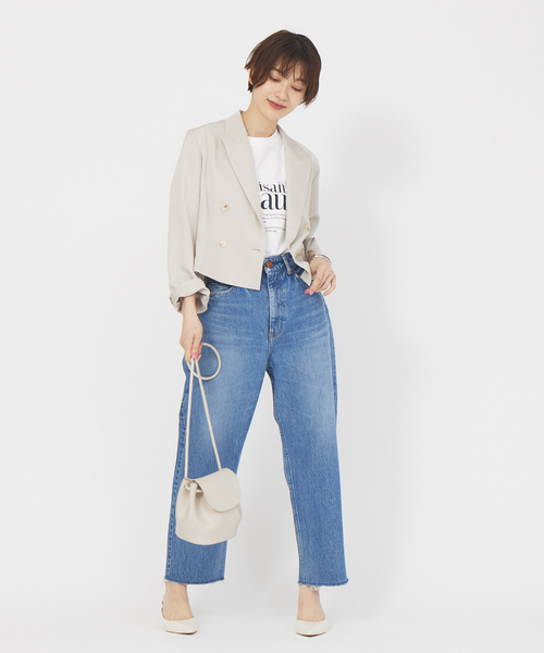 Rouge vif Anna（ルージュヴィフアンナ）の「ランダムロゴTシャツ（Tシャツ/カットソー・レディース・グリーン/チャコールグレー・フリー）」の15枚目の写真