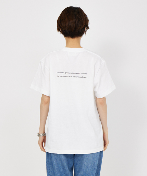 Rouge vif Anna（ルージュヴィフアンナ）の「ランダムロゴTシャツ（Tシャツ/カットソー・レディース・グリーン/チャコールグレー・フリー）」の9枚目の写真