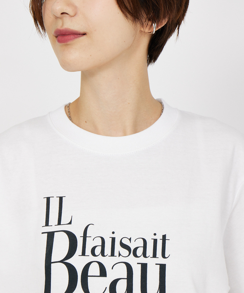 Rouge vif Anna（ルージュヴィフアンナ）の「ランダムロゴTシャツ（Tシャツ/カットソー・レディース・グリーン/チャコールグレー・フリー）」の10枚目の写真
