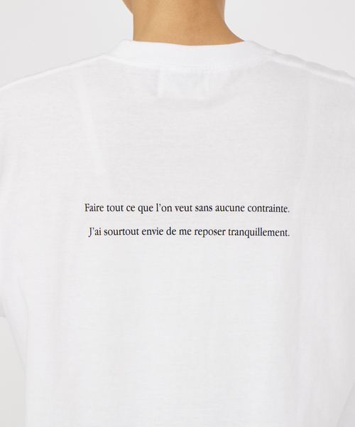 Rouge vif Anna（ルージュヴィフアンナ）の「ランダムロゴTシャツ（Tシャツ/カットソー・レディース・グリーン/チャコールグレー・フリー）」の12枚目の写真