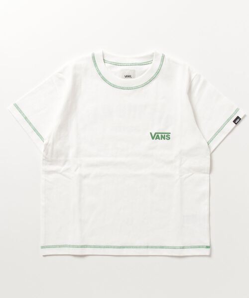 VANS（バンズ）の「VANS ヴァンズ W OTW TEE ショートスリーブ 123R3010100 GREEN（Tシャツ/カットソー・レディース・ホワイト・SMALL/MEDIUM）」の4枚目の写真