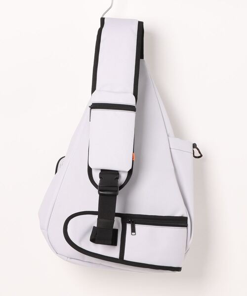 UNIVERSAL OVERALL（ユニバーサルオーバーオール）の「UNIVERSAL OVERALL/ユニバーサルオーバーオール / UO ワンショルダーボディワラバッグ / UVO-149（ショルダーバッグ・レディース・ライトグレー/ブラック/ネイビー/オレンジ・ONESIZE）」の8枚目の写真
