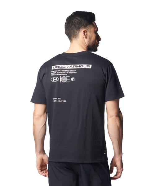 UNDER ARMOUR(アンダーアーマー)の「UAヘビーウエイト コットン ショートスリーブTシャツ 〈マントラ〉(トレーニング/メンズ)(Tシャツ/カットソー・メンズ・ブラック・M/L/XL/XXL/S/3XL)」の5枚目の写真