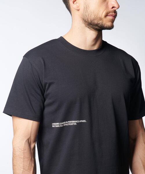 UNDER ARMOUR(アンダーアーマー)の「UAヘビーウエイト コットン ショートスリーブTシャツ 〈マントラ〉(トレーニング/メンズ)(Tシャツ/カットソー・メンズ・ブラック・M/L/XL/XXL/S/3XL)」の3枚目の写真