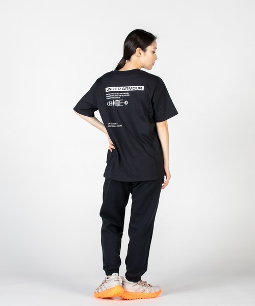 UNDER ARMOUR(アンダーアーマー)の「UAヘビーウエイト コットン ショートスリーブTシャツ 〈マントラ〉(トレーニング/メンズ)(Tシャツ/カットソー・メンズ・ブラック・M/L/XL/XXL/S/3XL)」の7枚目の写真