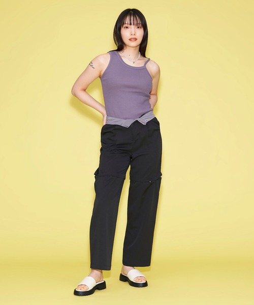 FOREVER 21（フォーエバー トゥエンティーワン）の「アシメテレコタンク（その他トップス・レディース・ブラック/ライトグレー/ホワイト/ブラウン・SMALL/MEDIUM）」の10枚目の写真