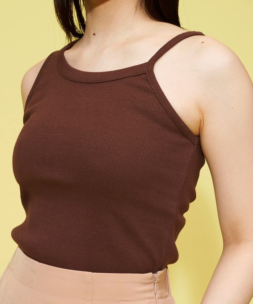 FOREVER 21（フォーエバー トゥエンティーワン）の「アシメテレコタンク（その他トップス・レディース・ブラック/ライトグレー/ホワイト/ブラウン・SMALL/MEDIUM）」の5枚目の写真