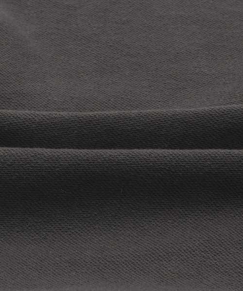 STAY GOLD（ステイゴールド）の「STAY GOLD ワンポイント刺繍 ハーフZIP / オーバーサイズ ハーフジップ スウェット ビッグシルエット トレーナー（スウェット・メンズ・チャコール/オートミール・M/L）」の9枚目の写真