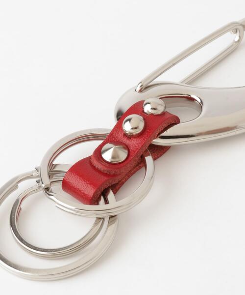 ITEMS URBANRESEARCH(アイテムズ アーバンリサーチ)の「Carabiner Studs KeyHolder(その他小物・メンズ・ブラック/ブラウン/レッド/ホワイト・-)」の7枚目の写真