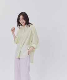 【HONEYSUCKLE ROSE】シアースタンドカラーシャツ