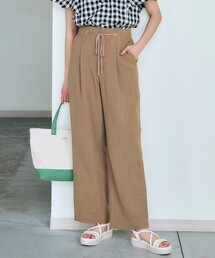 grove | 大人の涼し気ロープベルトワイドパンツ(その他パンツ)