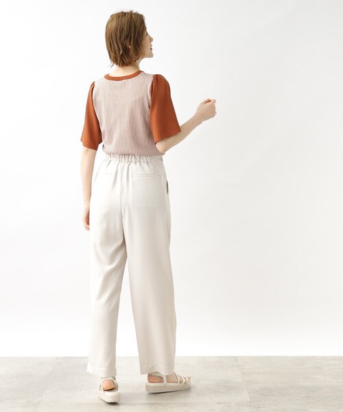 grove（グローブ）の「◆大人の涼し気ロープベルトワイドパンツ（その他パンツ・レディース・ネイビー/ナチュラル/キャメル・02/03/01/04/05）」の15枚目の写真