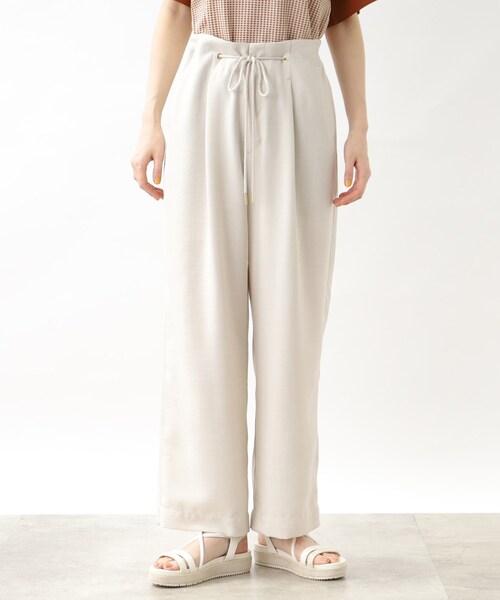 grove（グローブ）の「◆大人の涼し気ロープベルトワイドパンツ（その他パンツ・レディース・ネイビー/ナチュラル/キャメル・02/03/01/04/05）」の19枚目の写真