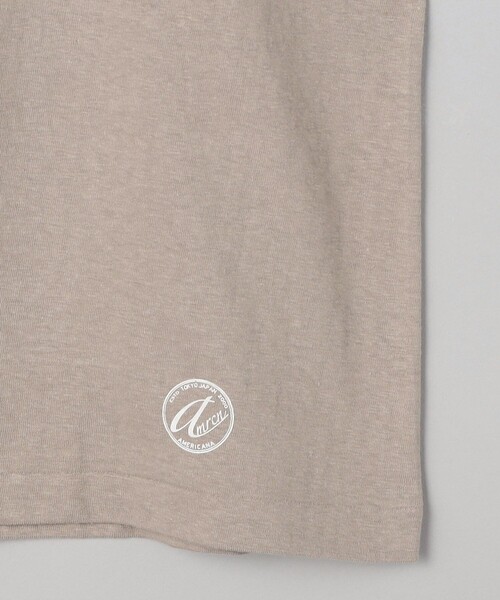 FREAK'S STORE（フリークスストア）の「【限定展開】Americana/アメリカーナ　リンガープリントTEE（Tシャツ/カットソー・レディース・ライトグレー/オフホワイト/ベージュ/ナチュラル・ONE SIZE）」の16枚目の写真