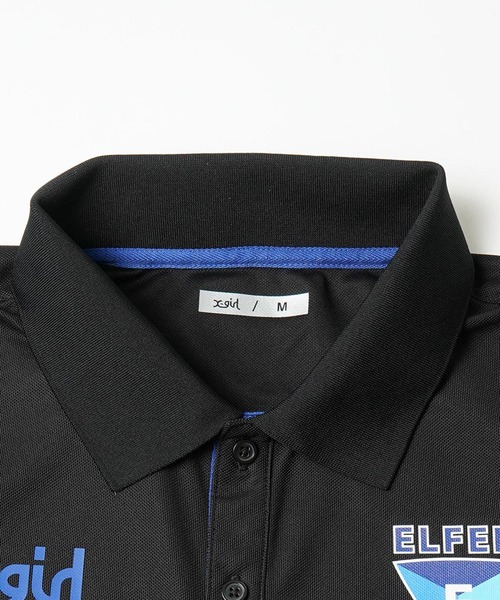 X-girl（エックスガール）の「WEリーグ|C EL S POLO SHIRT/ちふれASエルフェン埼玉/ELFEN/ポロシャツ（スポーツグッズ・レディース・ブルー/ブラック・LARGE/O/XO/MEDIUM）」の10枚目の写真