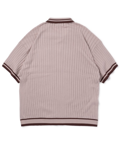 SON OF THE CHEESE/サノバチーズ】Border Rib Knit Shirt
