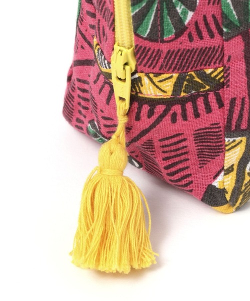 BAYFLOW（ベイフロー）の「[内ポケット付き!]【Asante sana】ポーチ（ポーチ・レディース・ブルー/ダークパープル/レッド/ピンク/グリーン/イエロー・0）」の7枚目の写真