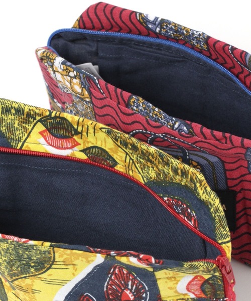 BAYFLOW（ベイフロー）の「[内ポケット付き!]【Asante sana】ポーチ（ポーチ・レディース・ブルー/ダークパープル/レッド/ピンク/グリーン/イエロー・0）」の12枚目の写真