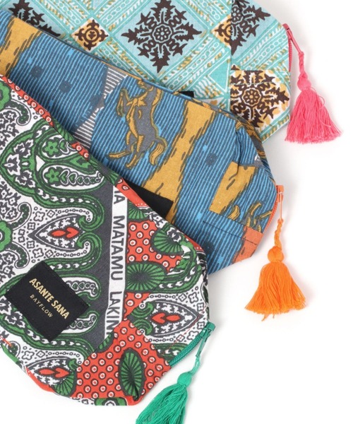 BAYFLOW（ベイフロー）の「[内ポケット付き!]【Asante sana】ポーチ（ポーチ・レディース・ブルー/ダークパープル/レッド/ピンク/グリーン/イエロー・0）」の17枚目の写真