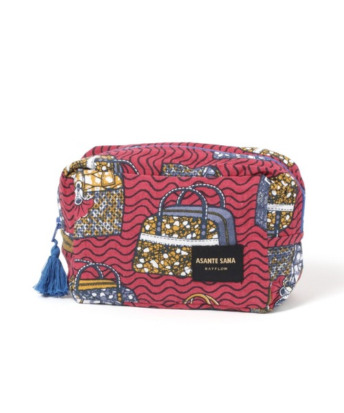 BAYFLOW（ベイフロー）の「[内ポケット付き!]【Asante sana】ポーチ（ポーチ・レディース・ブルー/ダークパープル/レッド/ピンク/グリーン/イエロー・0）」の22枚目の写真