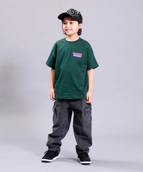 DC SHOES（ディーシーシューズ）の「23 KD BLUE RAT SS/DCキッズ半袖グラフィックバックプリントTシャツ（Tシャツ/カットソー・キッズ・ホワイト/ブラック/グリーン・120/130/140/150/160/100/110）」の18枚目の写真