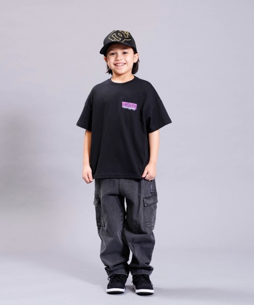 DC SHOES（ディーシーシューズ）の「23 KD BLUE RAT SS/DCキッズ半袖グラフィックバックプリントTシャツ（Tシャツ/カットソー・キッズ・ホワイト/ブラック/グリーン・120/130/140/150/160/100/110）」の15枚目の写真