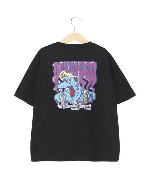 DC SHOES（ディーシーシューズ）の「23 KD BLUE RAT SS/DCキッズ半袖グラフィックバックプリントTシャツ（Tシャツ/カットソー・キッズ・ホワイト/ブラック/グリーン・120/130/140/150/160/100/110）」の17枚目の写真