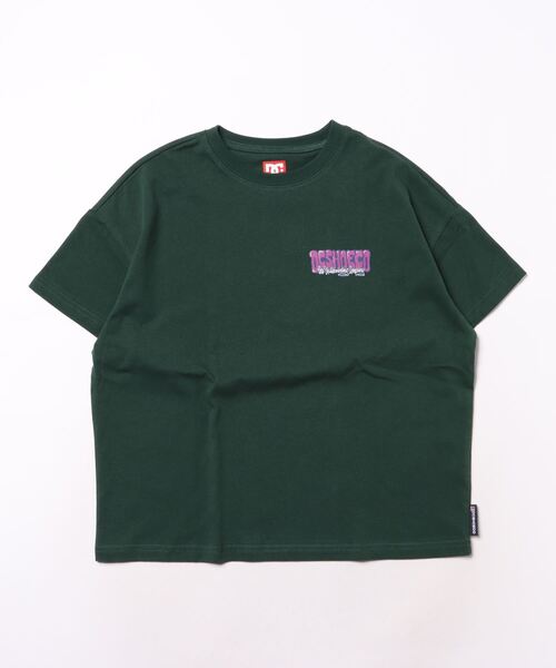 DC SHOES（ディーシーシューズ）の「23 KD BLUE RAT SS/DCキッズ半袖グラフィックバックプリントTシャツ（Tシャツ/カットソー・キッズ・ホワイト/ブラック/グリーン・120/130/140/150/160/100/110）」の20枚目の写真