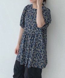 AS KNOW AS plus（アズノゥアズプラス）の「○前後どっちもギャザー パフスリーブチュニック（チュニック・レディース）」