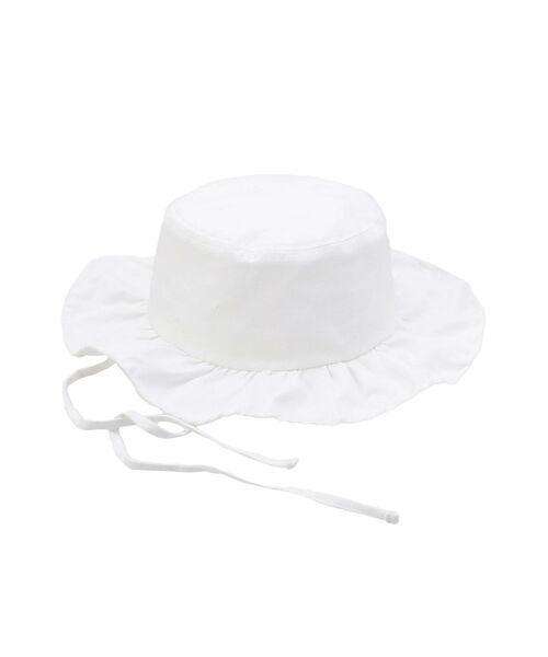 merry jenny(メリージェニー)の「frillキャンバスHAT(ハット・レディース・ブラック/オフホワイト・FREE)」の11枚目の写真