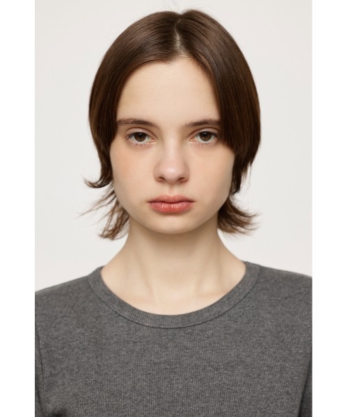 SLY（スライ）の「BACK OPEN TOPS バックオープン トップス（Tシャツ/カットソー・レディース・ブラック/オフホワイト/杢グレー・FREE）」の15枚目の写真